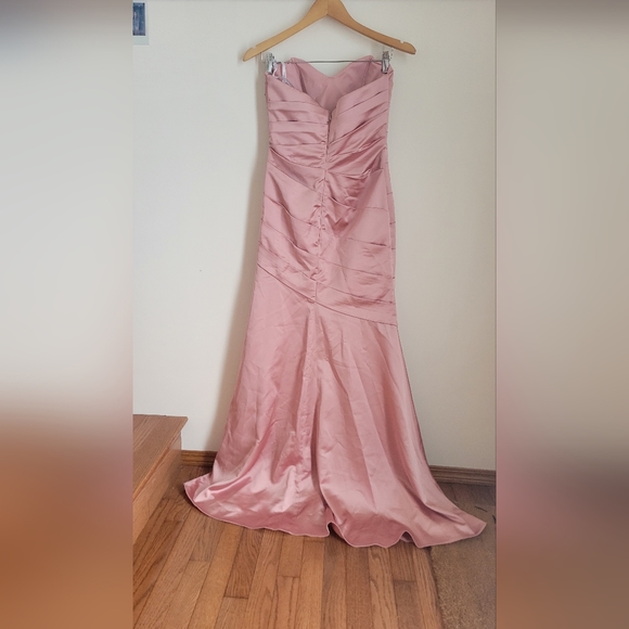 Pink Bridesmaid Dress - Picture 2 of 3